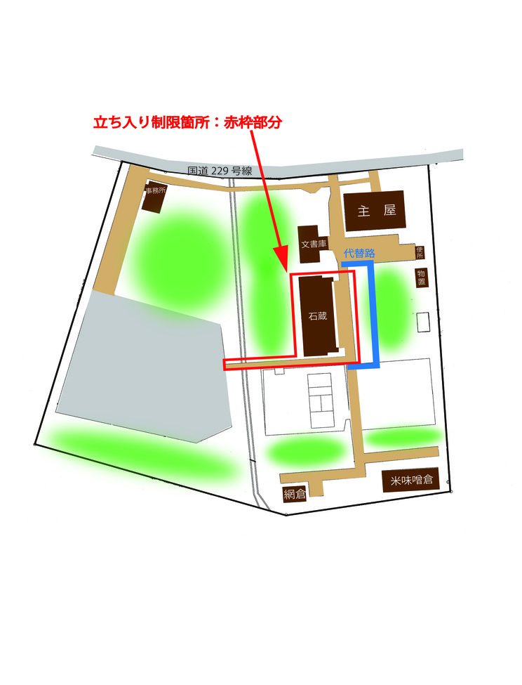 立入制限箇所